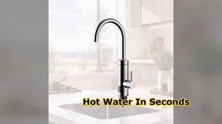 Aggiornamento intelligente del bagno con rubinetto elettrico a calore istantaneo