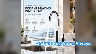Rubinetto per acqua calda istantanea in acciaio inossidabile