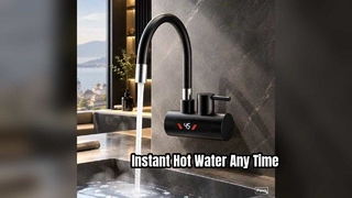 Rubinetti per cucina e bagno in acciaio inossidabile 304, rubinetti elettrici a calore istantaneo