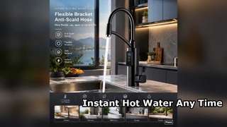 Rubinetti elettrici per acqua calda a riscaldamento istantaneo e rubinetti per scaldabagno elettrici senza serbatoio adatti alla cucina