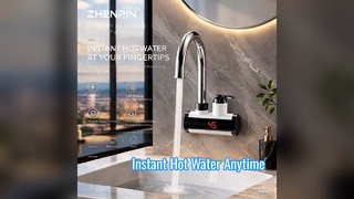 Materiale ABS, rubinetto scaldabagno elettrico Rubinetto per riscaldamento istantaneo Rubinetto per acqua calda a riscaldamento istantaneo
