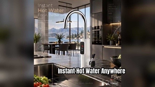 Rubinetto per acqua calda istantanea per case moderne Rubinetti per cucina e bagno Rubinetti in alluminio pressofuso