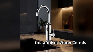 Rubinetto da cucina per acqua calda istantanea Rubinetto in acciaio inossidabile