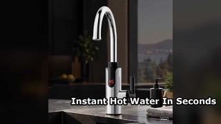 Rubinetto da cucina a riscaldamento rapido con rubinetto per acqua calda istantanea