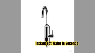 Rubinetto elettrico istantaneo per acqua calda, 3300 W, riscalda l'acqua in 3-5 secondi, adatto per l'uso in cucina