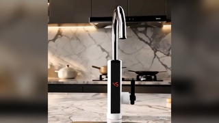Rubinetto dell'acqua calda istantanea Display a LED della temperatura Cucina Tech