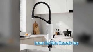 Soluzione istantanea per la cucina senza calcare del rubinetto dell'acqua calda