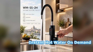 Rubinetto per acqua calda istantanea per cucina e bagno Rubinetto per scaldabagno elettrico senza serbatoio Materiale ABS,