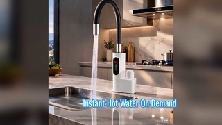 Rubinetto elettrico: poiché si tratta di una valvola elettrica per l'acqua calda, un rubinetto elettrico per l'acqua calda senza serbatoio