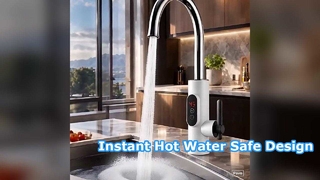 Il design separa acqua ed elettricità, rendendolo più sicuro da usare rispetto agli elementi riscaldanti tradizionali